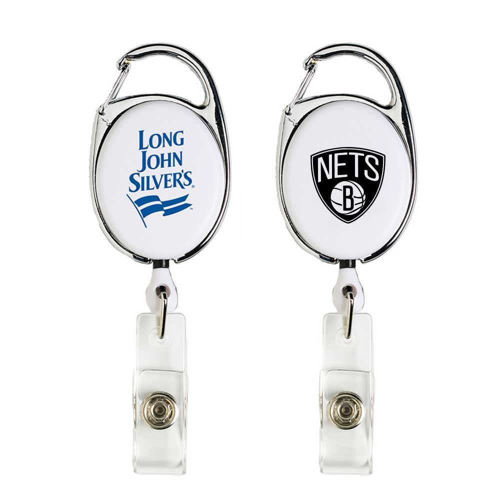 Carabiner Oval Badge Reel - Solid Color page