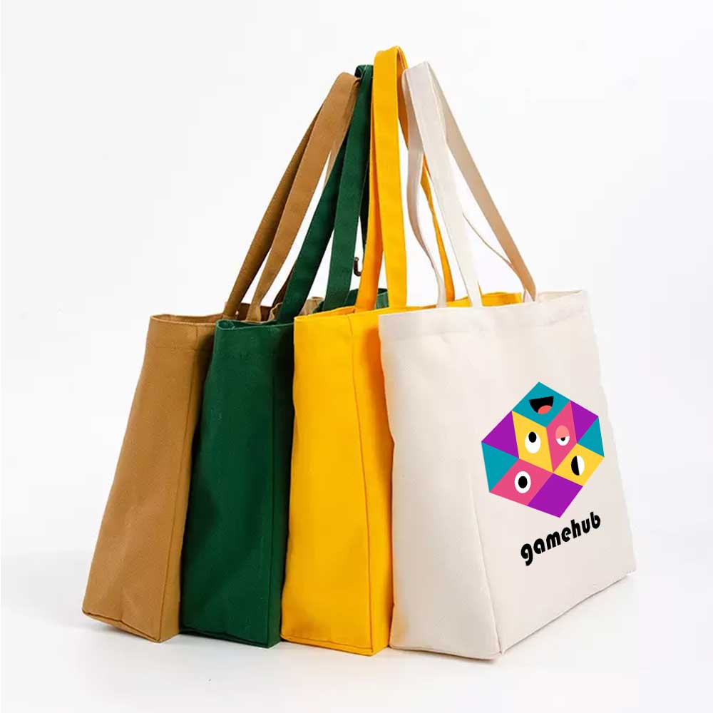 Colored Canvas Large Tote Bag page