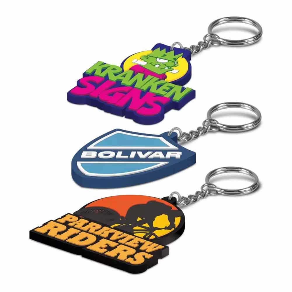 Custom Embossed PVC keyring  thumb 194