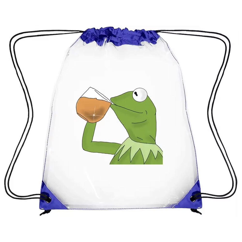Custom Clear Drawstring Backpack Bags page