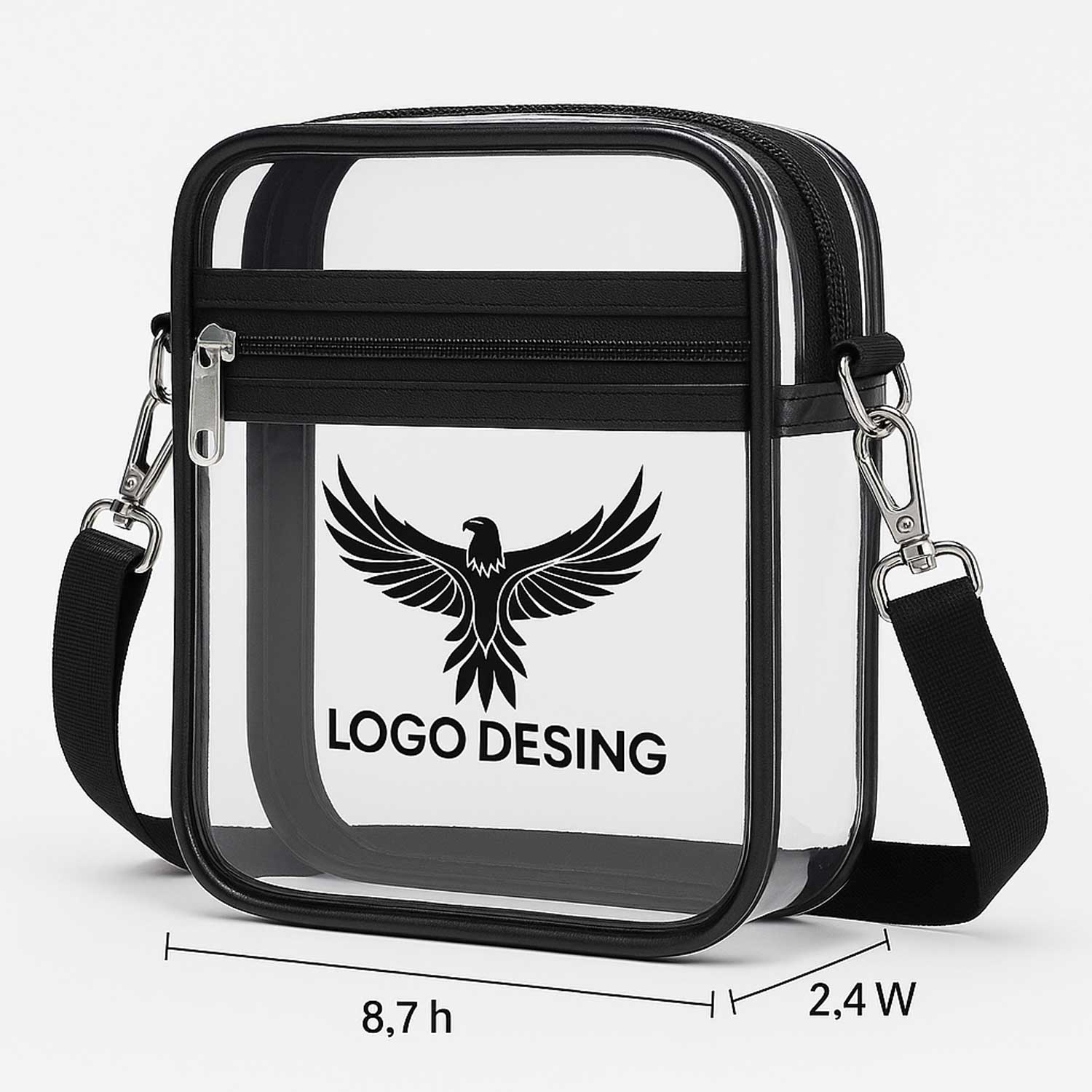 Clear Crossbody Bag with Adjustable Shoulder Strap thumb 402