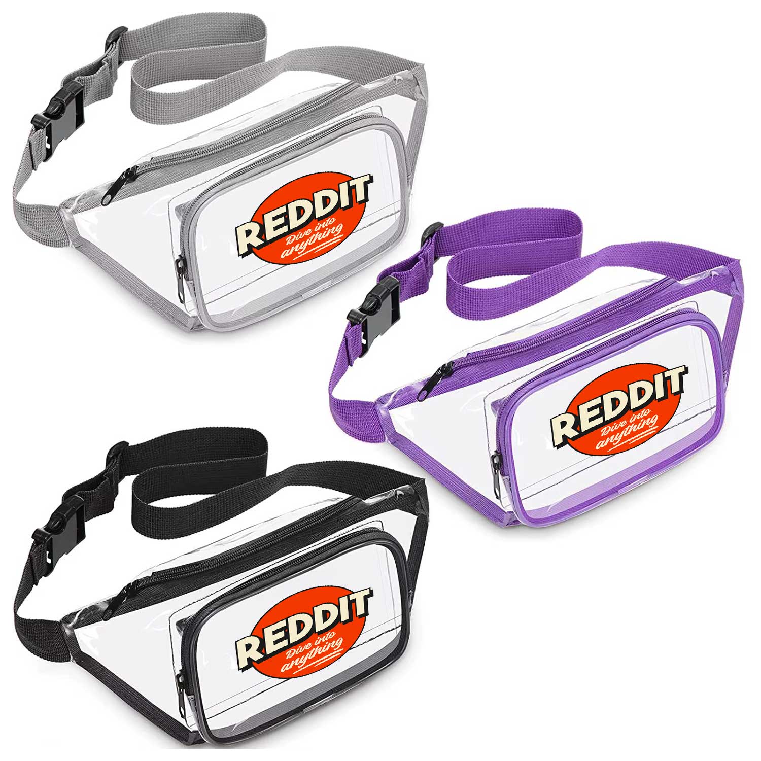 Transpaer Waterproof Fanny Pack Waist Bag page