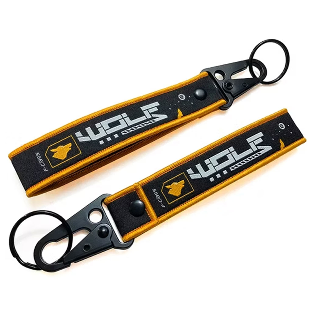 Heavy Duty Woven Embroidered Keyring page