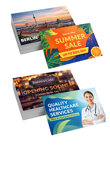 4" X 6" Postcards