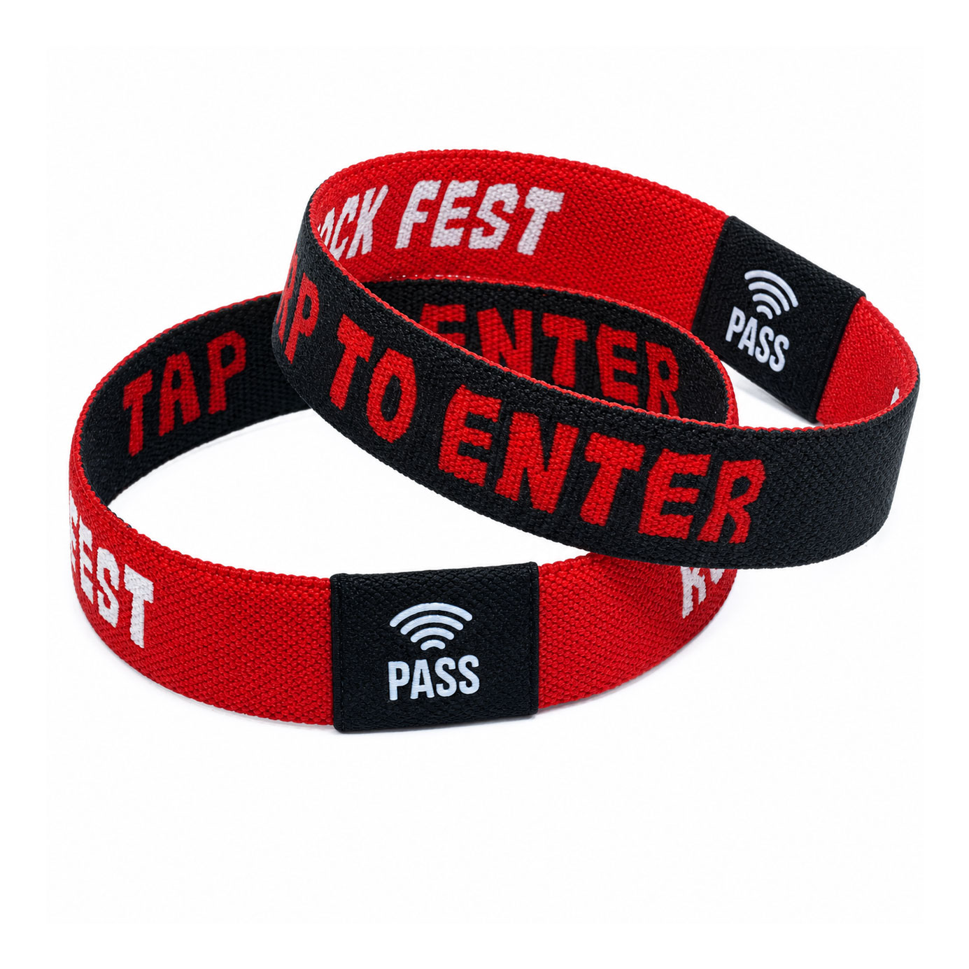RFID Custom Elastic Fabric Wristbands page